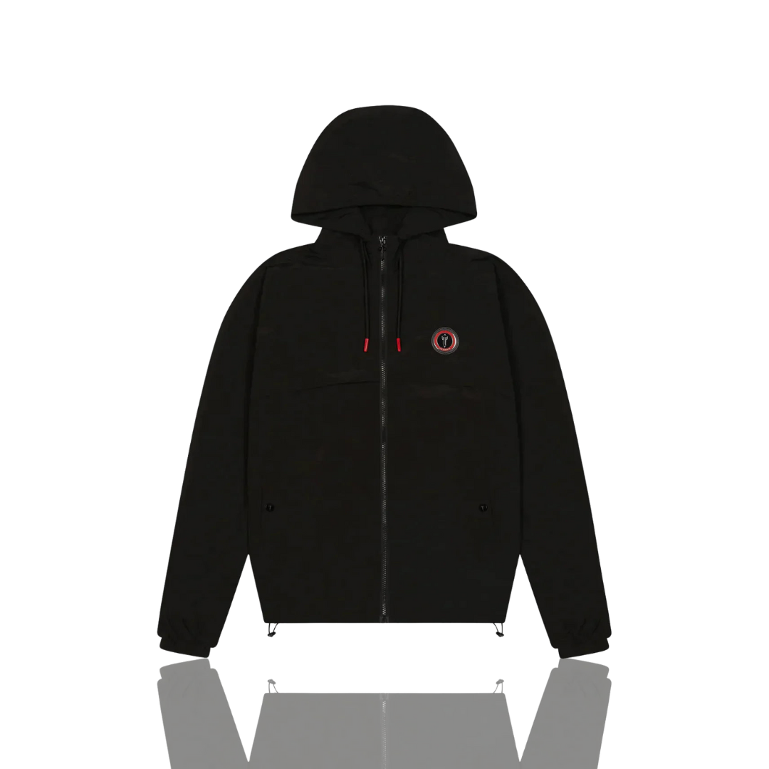 Black & Red Irongate T Windbreaker