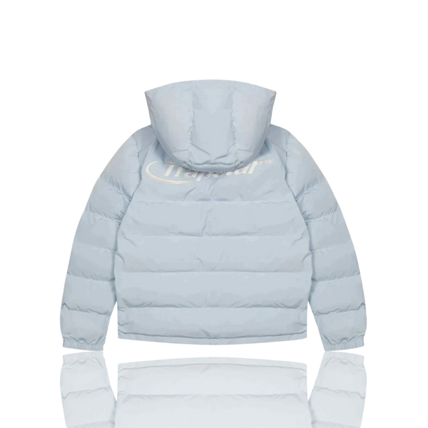 Ice Blue Hyperdrive Hooded Puffer