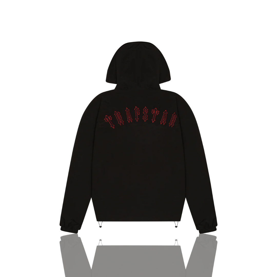 Black & Red Irongate T Windbreaker