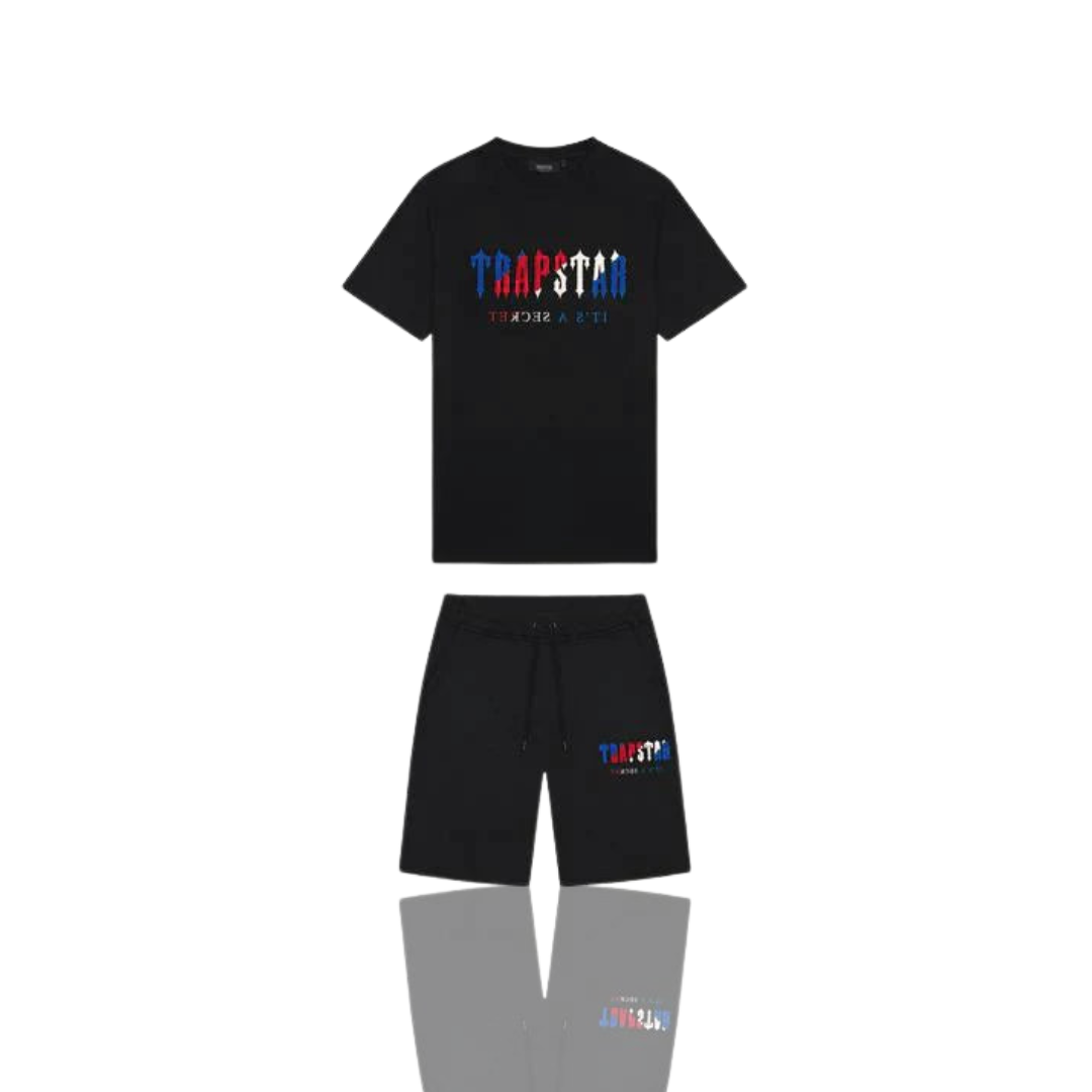 Black Revolution Chenille Decoded Short Set