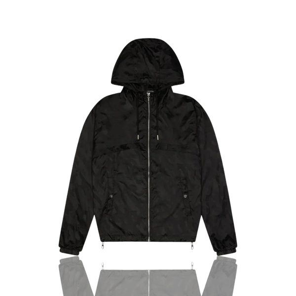 Black Irongate Jacquard Windbreaker