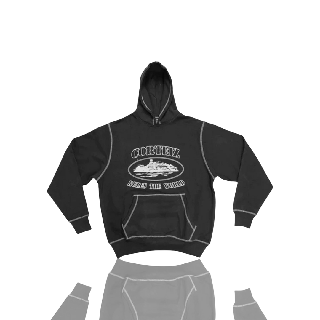 BLACK & WHITE RTW SUPERIOR HOODIE