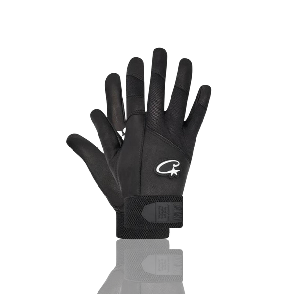 BLACK LEATHER GLOVES
