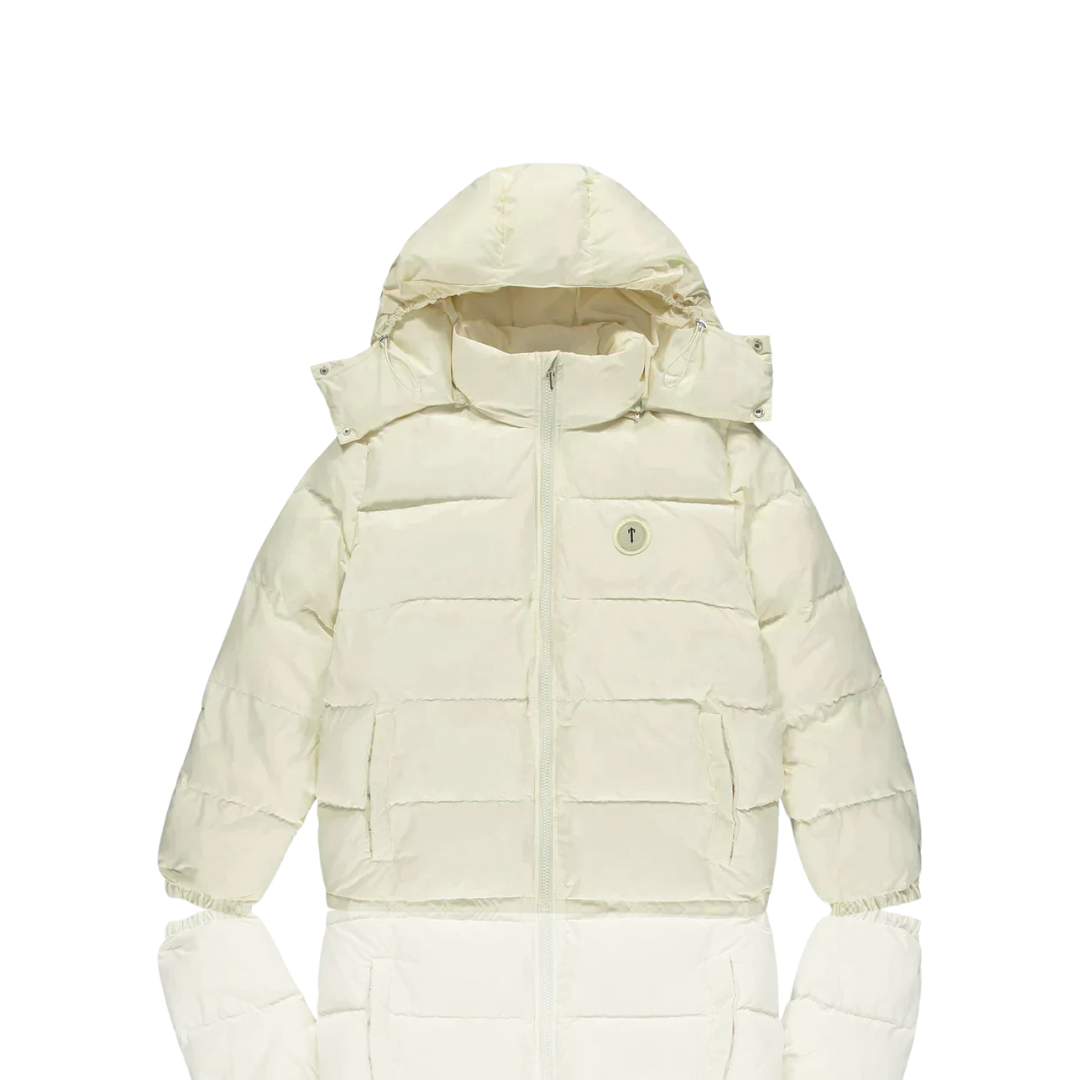 Cream Irongate Hooded Puffer
