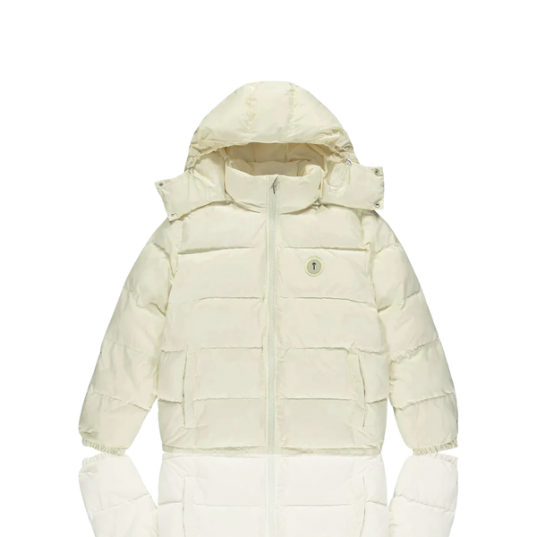 Cream Irongate Hooded Puffer