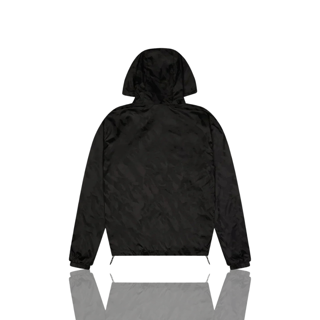 Black Irongate Jacquard Windbreaker
