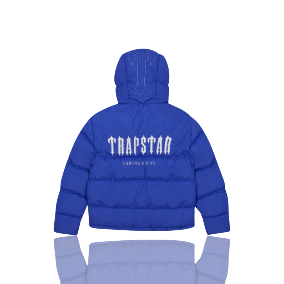 DAZZLING BLUE 2.0 DECODED HOODED PUFFER JACKET
