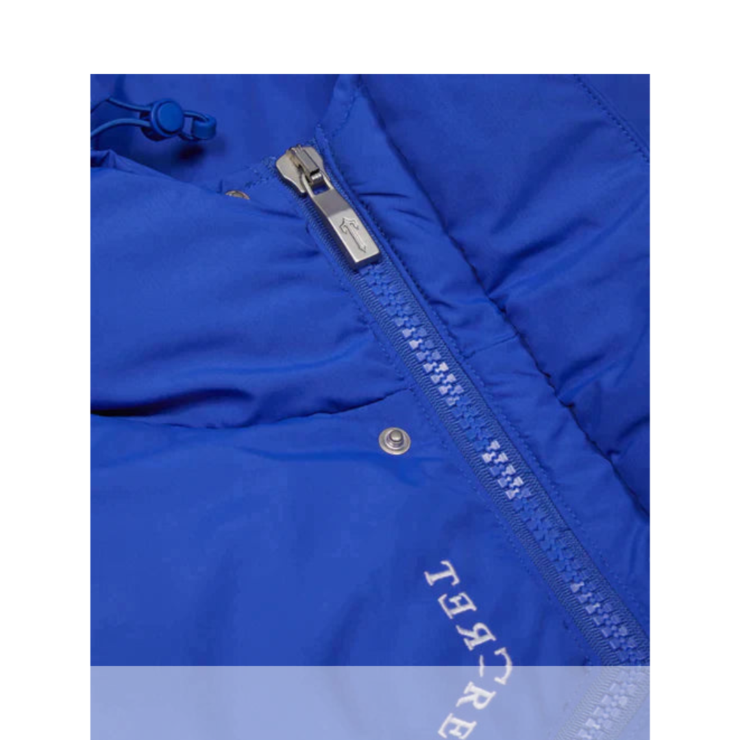 DAZZLING BLUE 2.0 DECODED HOODED PUFFER JACKET