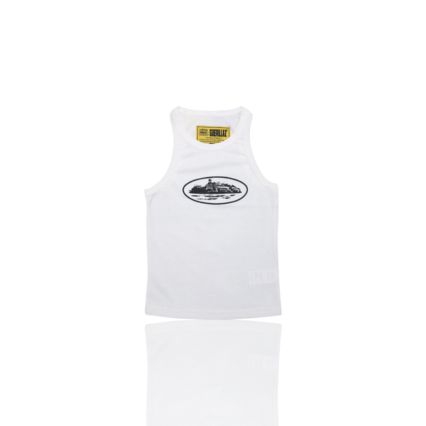 WHITE & BLACK WOMENS ACLATRAZ GUERILLAZ VEST