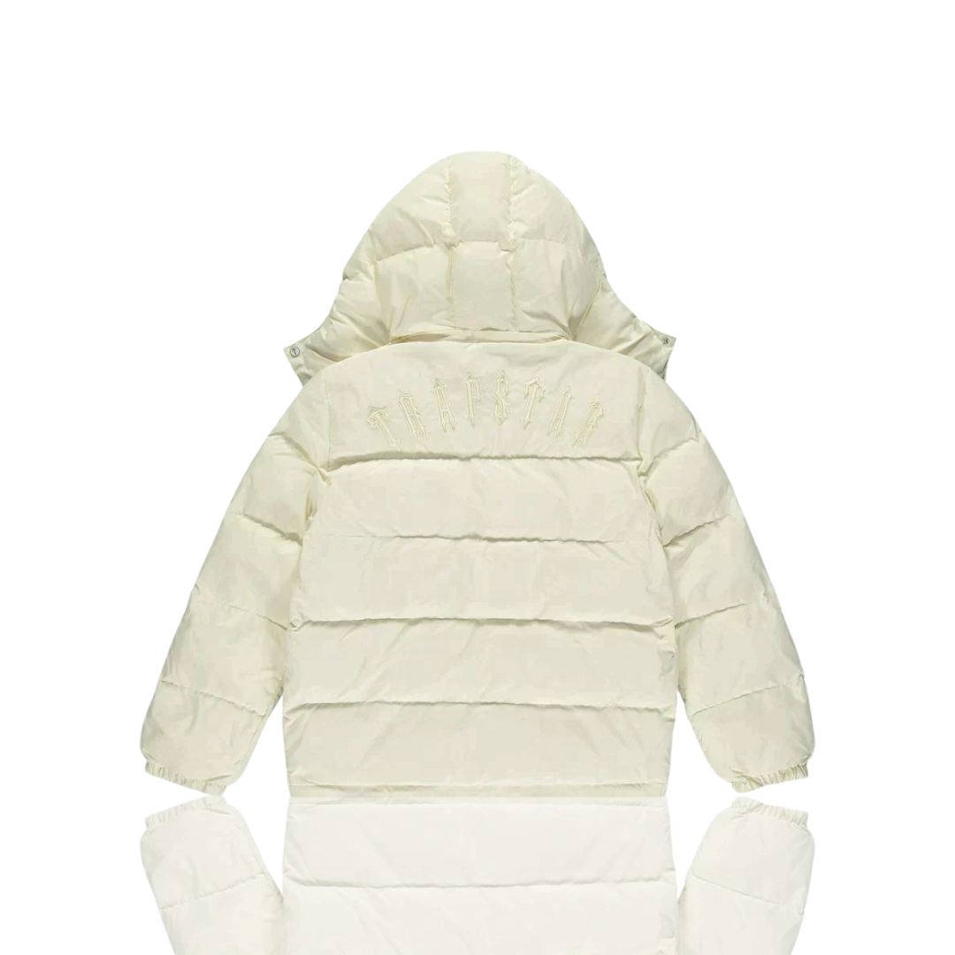 Cream Irongate Hooded Puffer