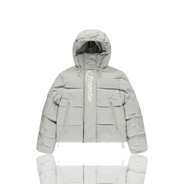 LIGHT GREY HYPERDRIVE TECHNICAL PUFFER JACKET