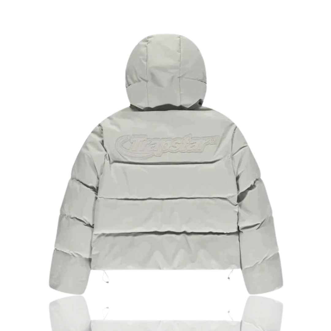 LIGHT GREY HYPERDRIVE TECHNICAL PUFFER JACKET