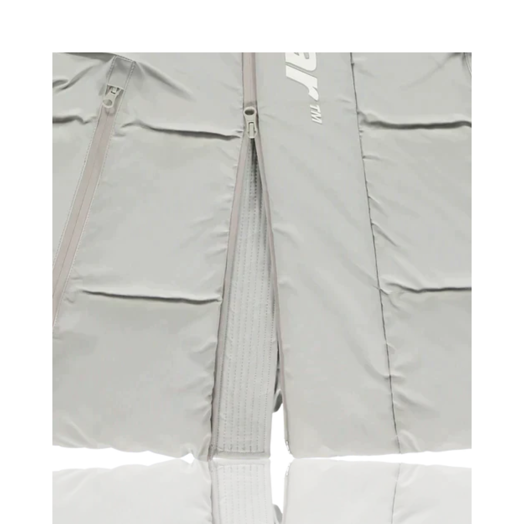 LIGHT GREY HYPERDRIVE TECHNICAL PUFFER JACKET