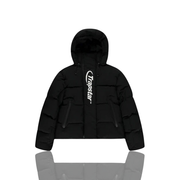 BLACK & WHITE HYPERDRIVE TECHNICAL PUFFER JACKET
