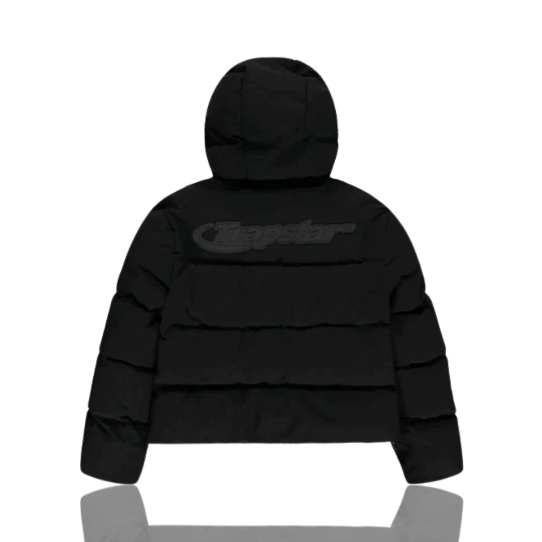 BLACK & WHITE HYPERDRIVE TECHNICAL PUFFER JACKET