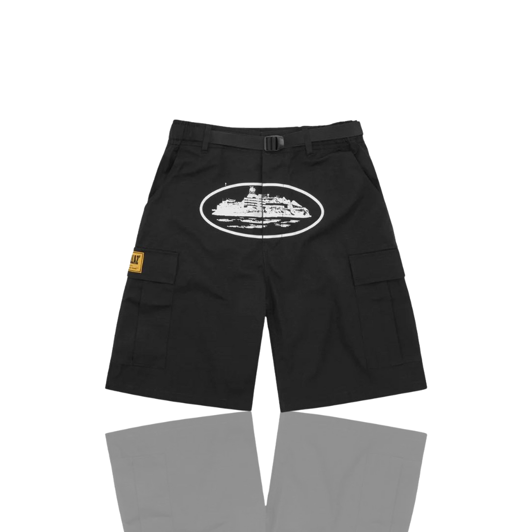 BLACK & WHITE RTW OG ALCATRAZ CARGO SHORTS
