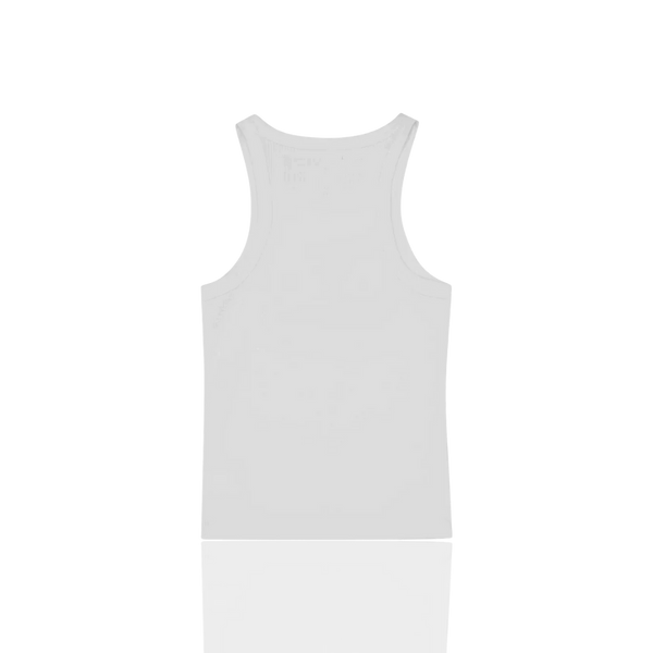 WHITE & BLACK WOMENS ALCATRAZ GUERILLAZ 4 STARZ VEST