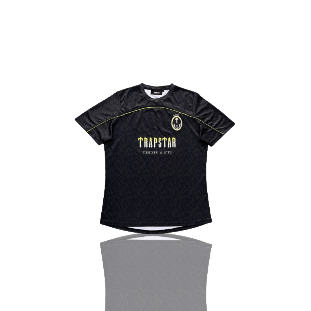 Black & Lime T Football Jersey