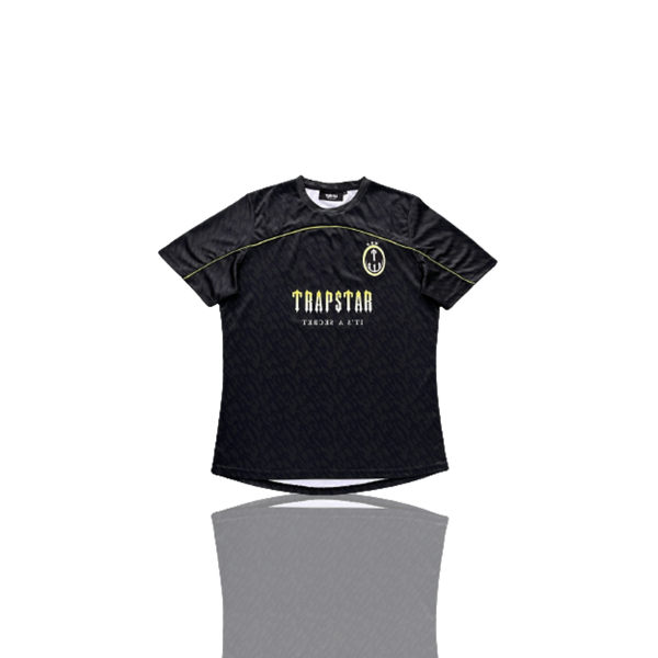 Black & Lime T Football Jersey