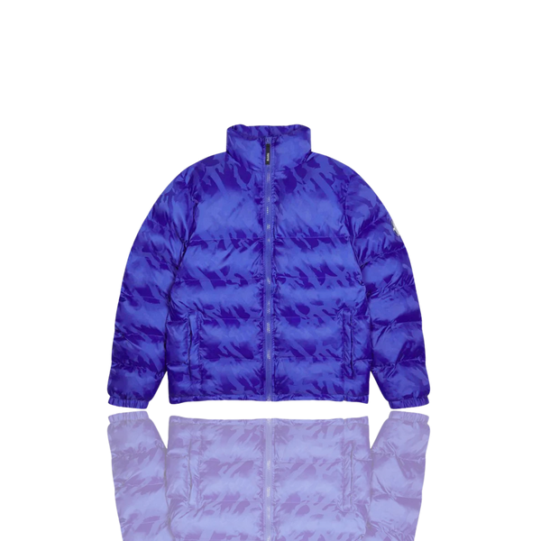 Dazzling Blue Jacquard Puffer