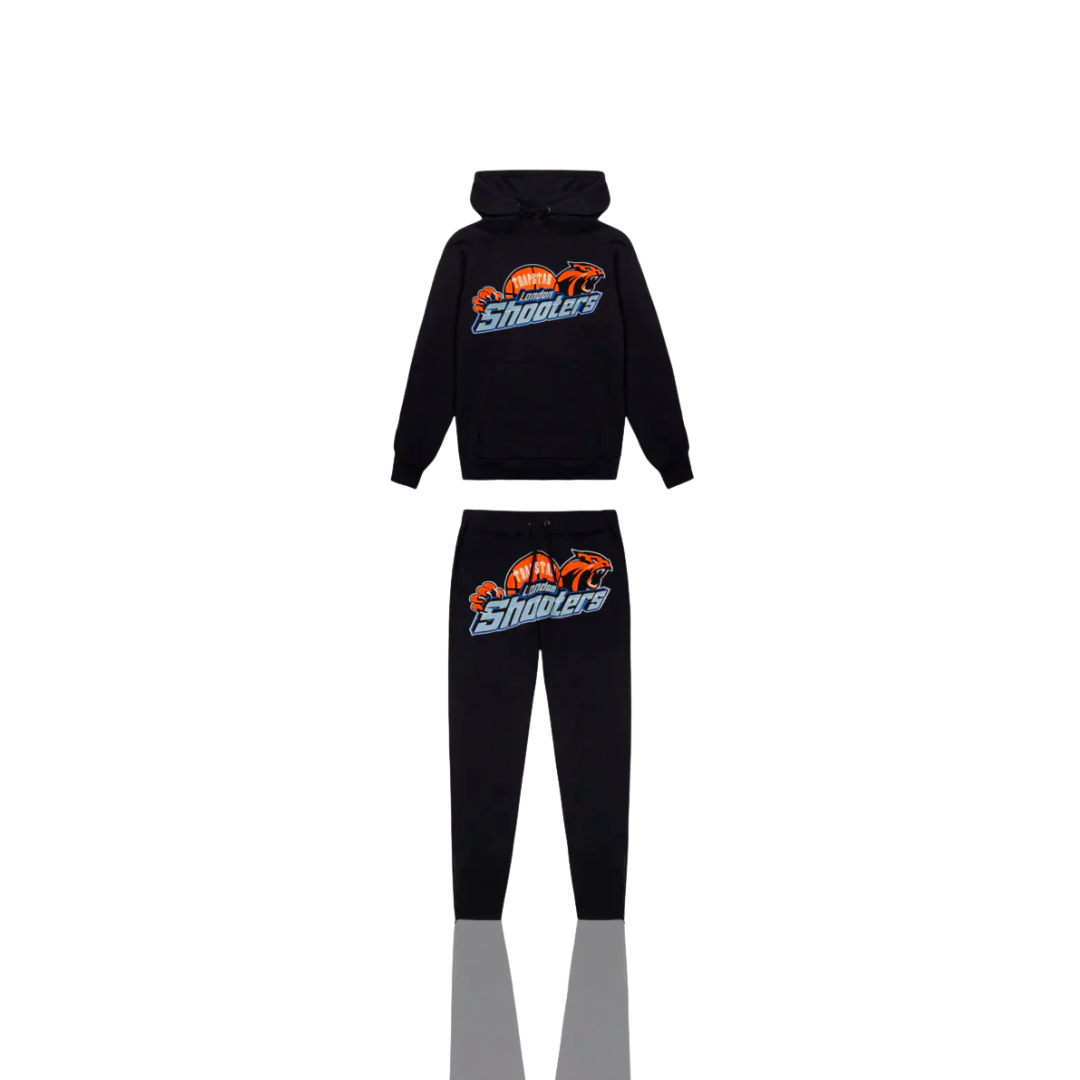 Black & Orange London Shooters Tracksuit