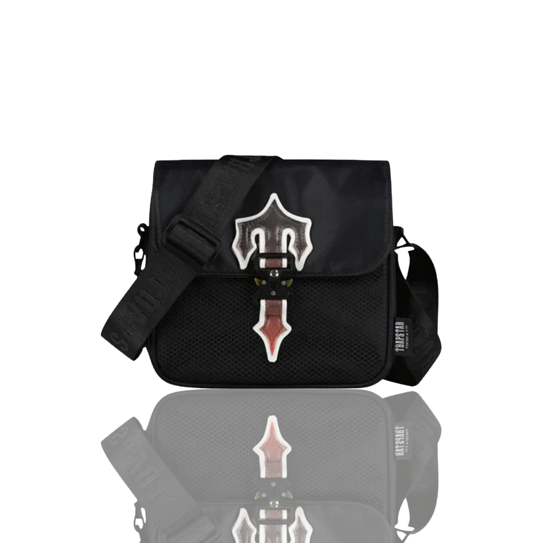 BLACK & RED GRADIENT IRONGATE MESSENGER BAG 1.0