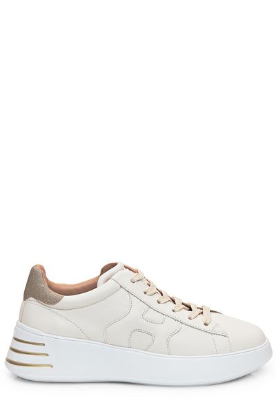 Hogan Rebel Round Toe Low-Top Sneakers