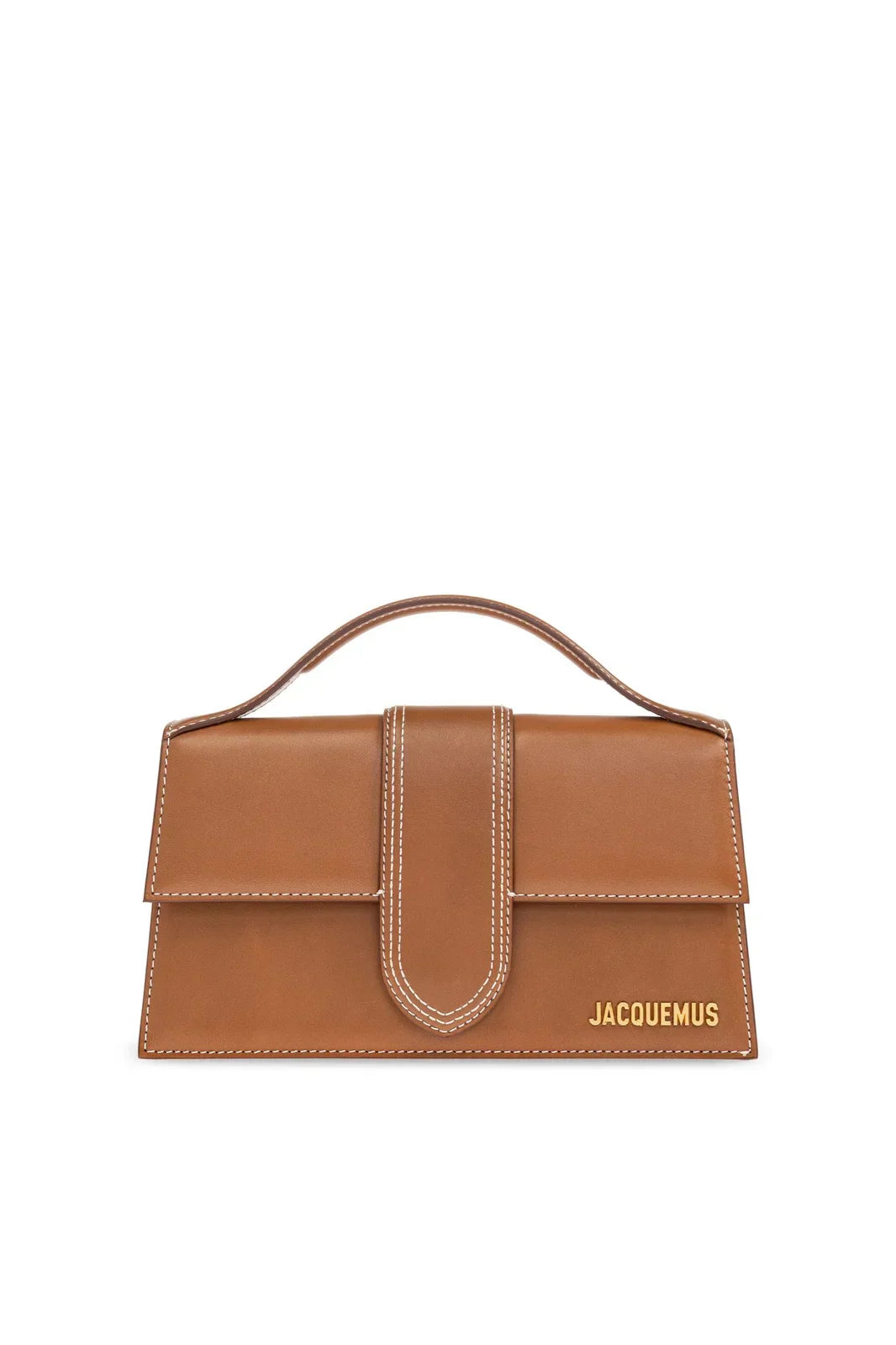 JACQUEMUS BAMBINO BROWN LARGE TOTE BAG