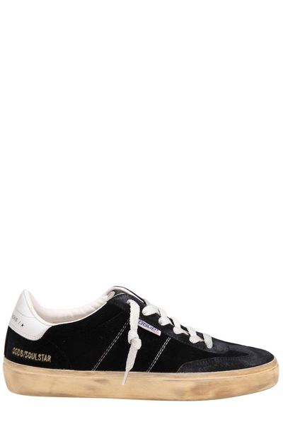 Golden Goose Deluxe Brand Soul Star Low-Top Velvet Sneakers