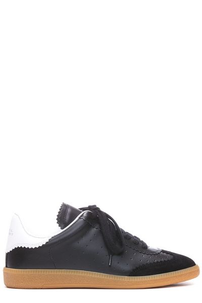 Isabel Marant Round Toe Lace-Up Sneakers