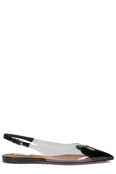 Alaïa Le Coeur Flat Slingback Shoes
