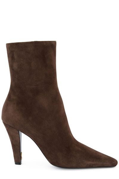 Saint Laurent Pointed Ankle Boots