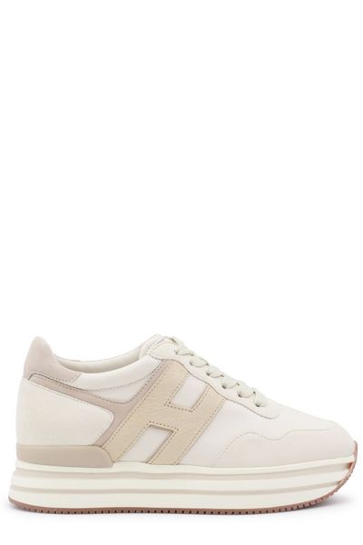 Hogan Side Logo Patch Sneakers