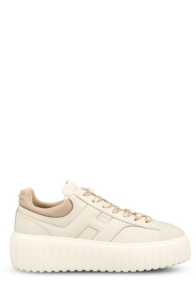 Hogan H-Stripes Lace-Up Sneakers