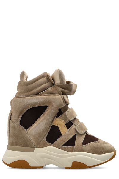 Isabel Marant Balskee Velcro High-Top Sneakers