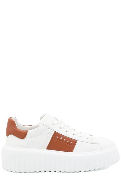 Hogan Panelled Low-Top Sneakers