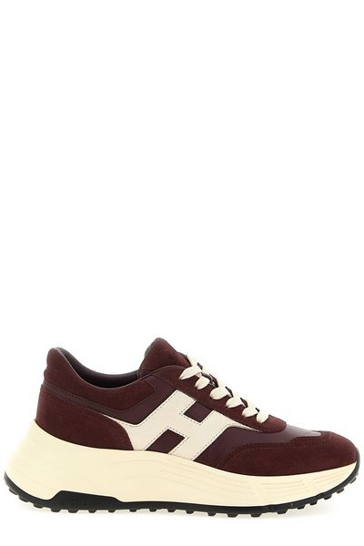 Hogan Hi-Fi Panelled Lace-Up Sneakers