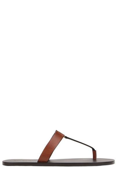 Saint Laurent Babylone Thong Flat Sandals