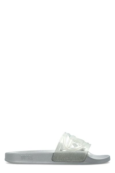 Diesel Sa-Clyde Logo Slide Sandals
