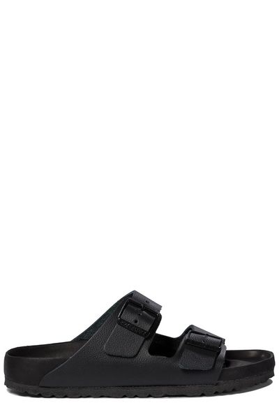 Birkenstock Arizona Logo Engraved Double Buckled Sandals