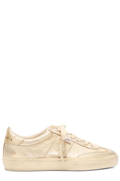 Golden Goose Deluxe Brand Soul Star Metallic-Effect Low-Top Sneakers