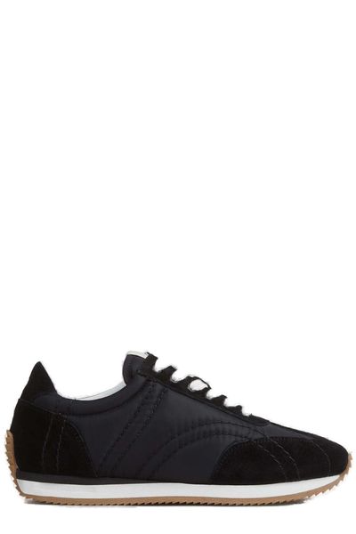 Totême Quilted Lace-Up Sneakers