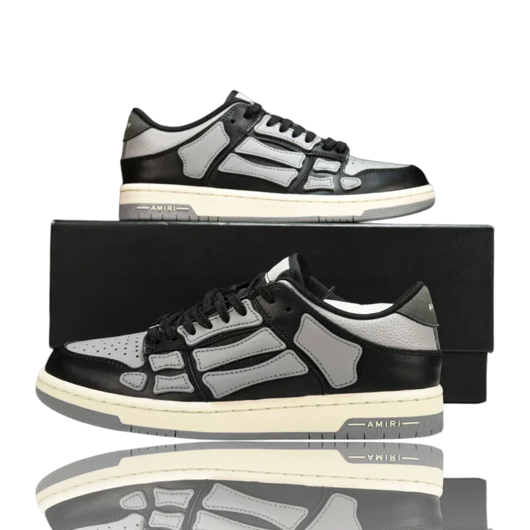 Amiri Skel Top Low 'Black Grey'