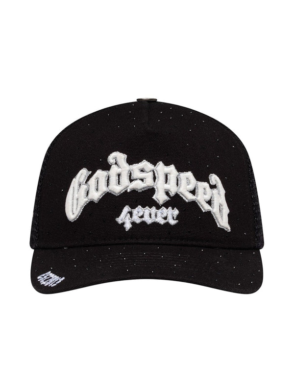 Godspeed GS Forever Trucker Hat (VVS) Hat Black/White