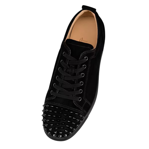 Christian Louboutin Louis Junior Spikes Black